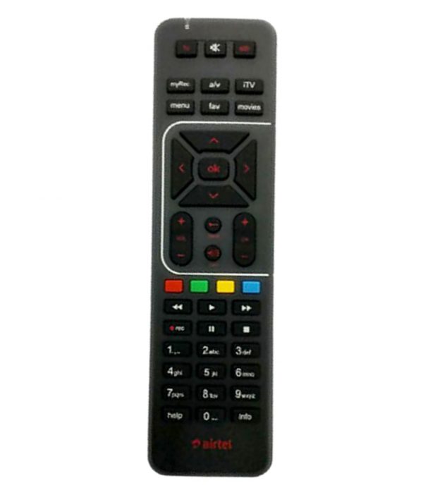 Airtel Digital TV Airtel Remote- Airtel DTH Remote- Airtel Digital Tv Original Remote for HD And SD Box
