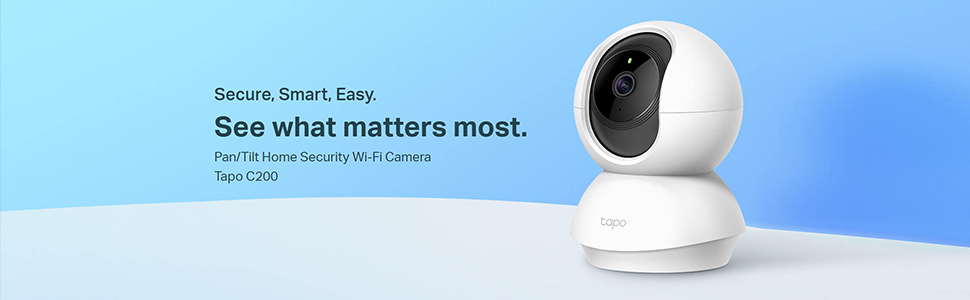 TP-link Camera Spy Security Baby Home Smart Pan Tilt Wi-Fi Wireless Indoor Outdoor Day Night Vision