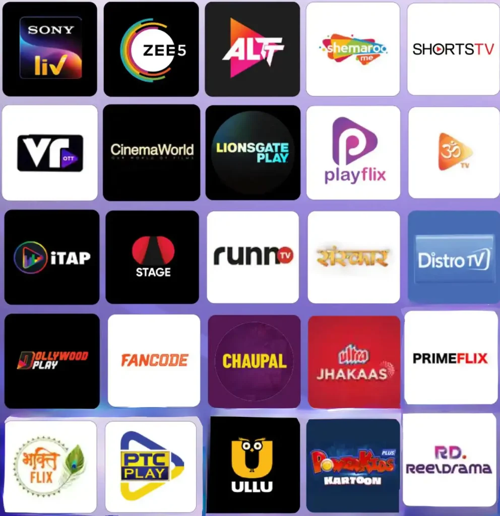 Get Zee5 Sony Liv Ullu Fancode Top 26 OTT 1 Year Free